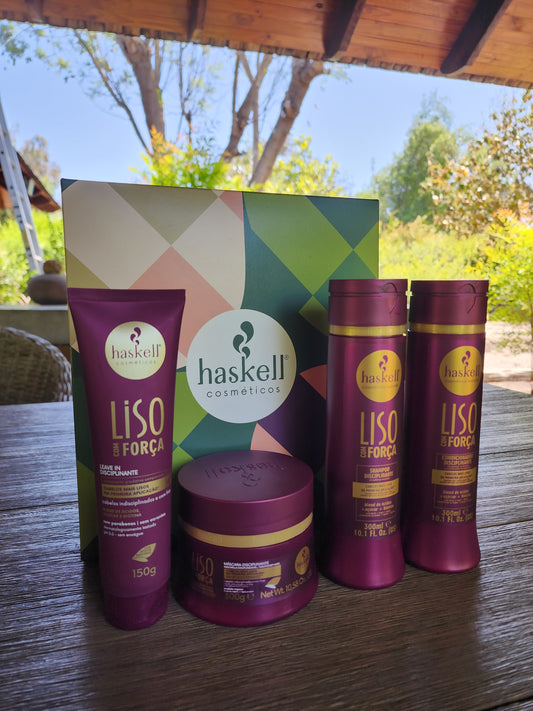 Set Liso Com Força – Rutina Completa Antifrizz y Alisado Natural + Regalo