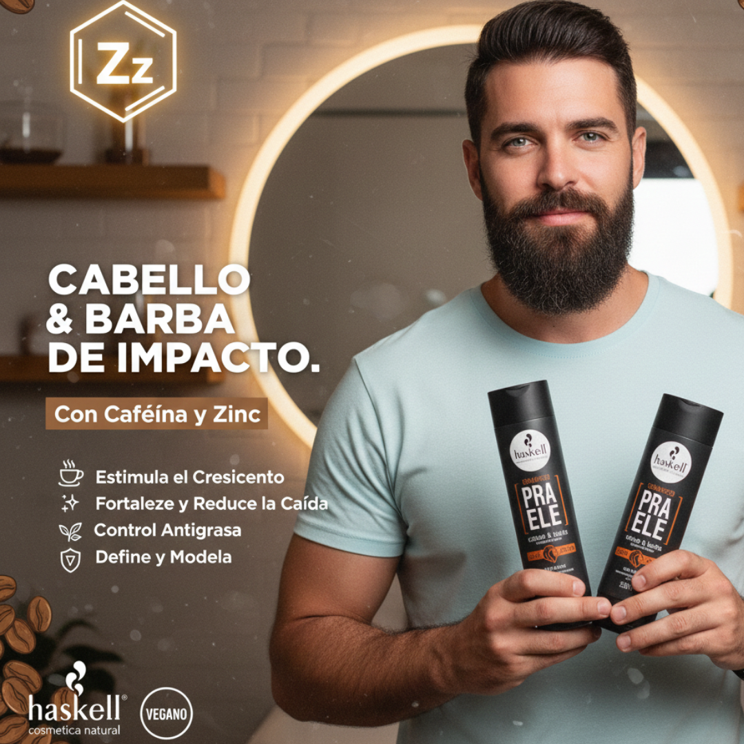 Set Pra Ele – Cuidado y Estilo para Cabello y Barba + Regalo