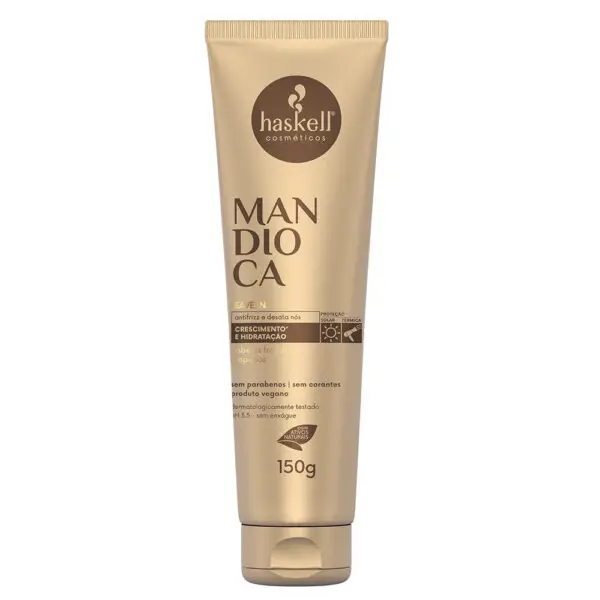 Crema de peinar hidratante y termo protectora Mandioca 150gr.