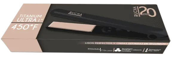 Plancha titanium ultra 1" Rucha - Imagen 2